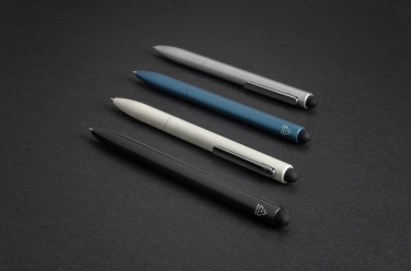 Logotrade promotional merchandise image of: Kymi RCS certified recycled aluminium pen with stylus