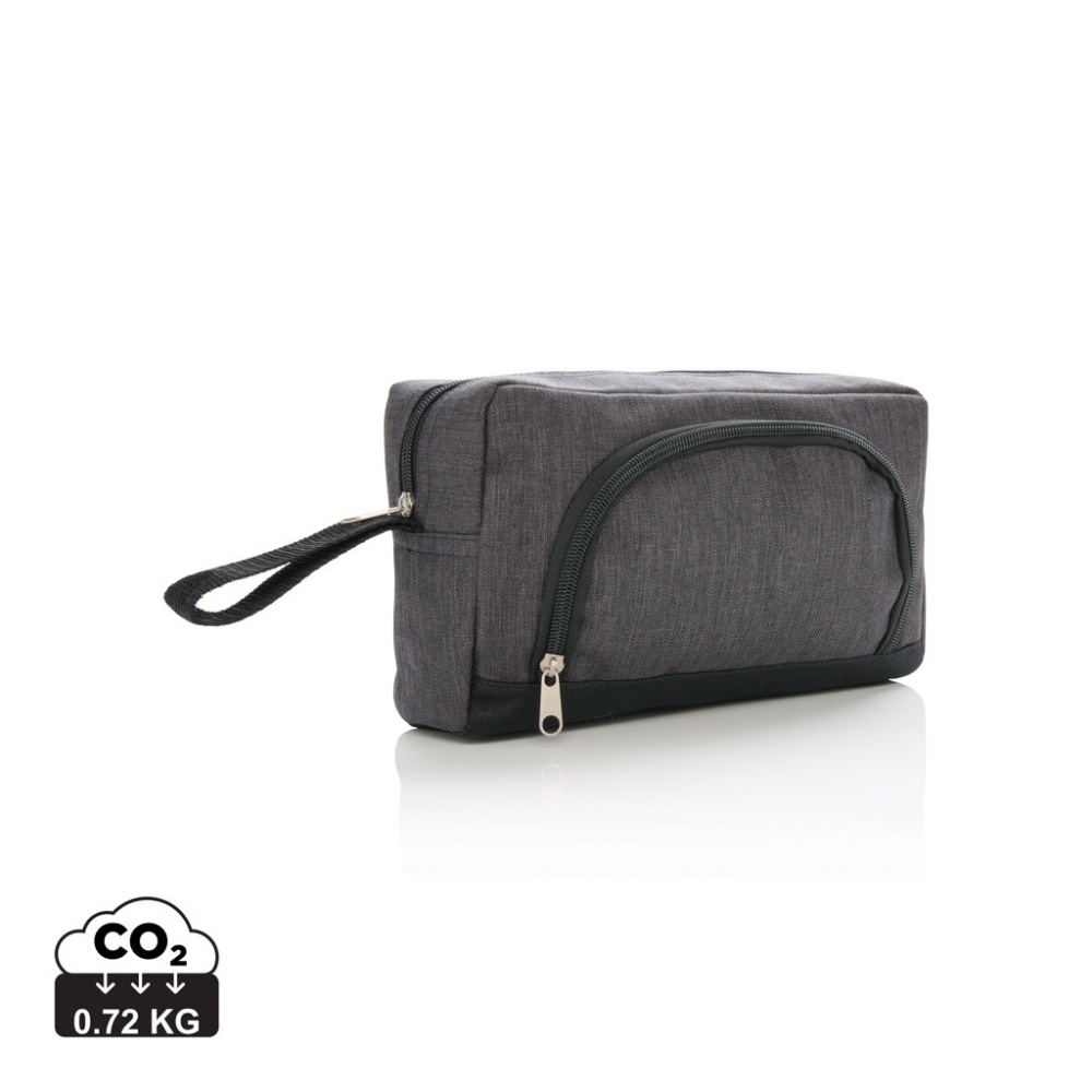 Logotrade advertising product image of: Classic two tone toiletry bag