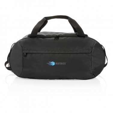 Logo trade promotional gifts picture of: Impact AWARE™ RPET modern sports duffel