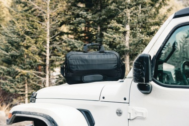 Logo trade advertising product photo of: Armond AWARE™ RPET weekend duffel bag