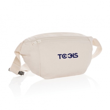Logo trade corporate gifts image of: Impact AWARE™ 285gsm rcanvas hip bag undyed
