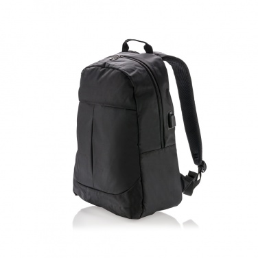 Logotrade promotional merchandise image of: Power USB laptop backpack