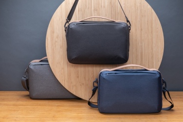 Logotrade business gifts photo of: Impact AWARE™ 300D two tone deluxe 15.6" laptop bag