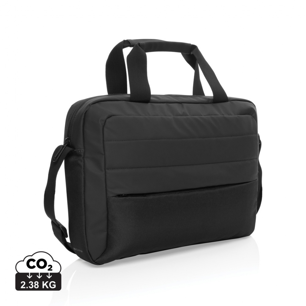 Logo trade promotional giveaway photo of: Armond AWARE™ RPET 15.6 inch laptop bag
