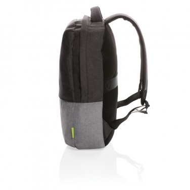 Logo trade promotional gifts image of: Duo colour RPET 15.6" RFID laptop backpack PVC free