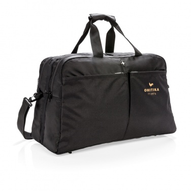 Logo trade promotional gift photo of: Swiss Peak RFID duffle with suitcase opening