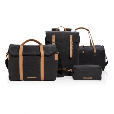 Logotrade promotional gift picture of: Canvas travel/weekend bag PVC free
