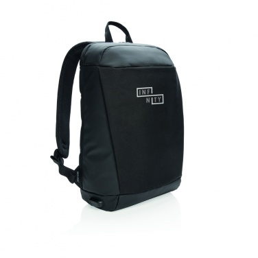 Logotrade promotional product image of: Madrid anti-theft RFID USB laptop backpack PVC free