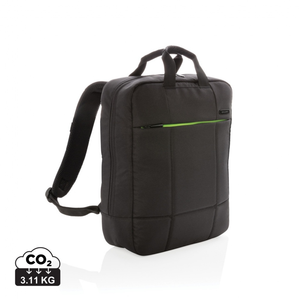 Logo trade corporate gifts image of: Soho business RPET 15.6" laptop backpack PVC free