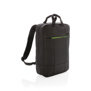 Logo trade promotional gifts image of: Soho business RPET 15.6" laptop backpack PVC free