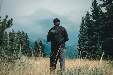 Logo trade promotional item photo of: Swiss Peak AWARE™ RPET 15.6 inch day pack