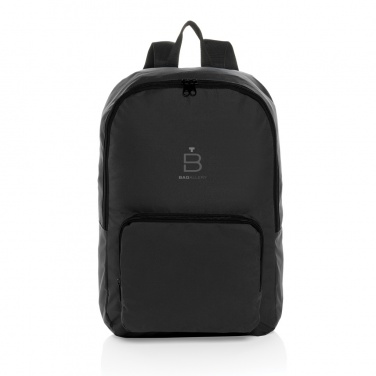 Logotrade promotional giveaway image of: Dillon AWARE™ RPET foldable classic backpack