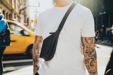 Logo trade business gift photo of: Crescent AWARE™ RPET half moon sling bag