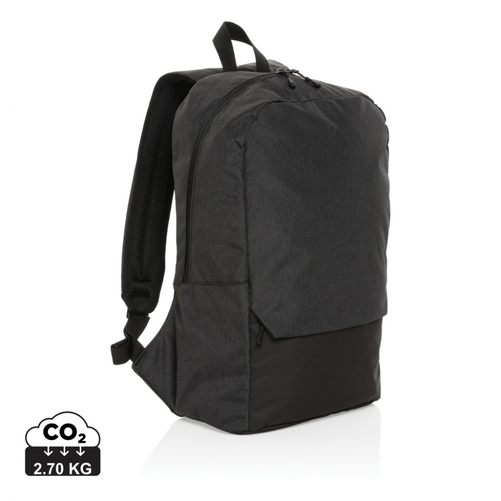 Logo trade promotional giveaways image of: Kazu AWARE™ RPET basic 15.6 inch laptop backpack