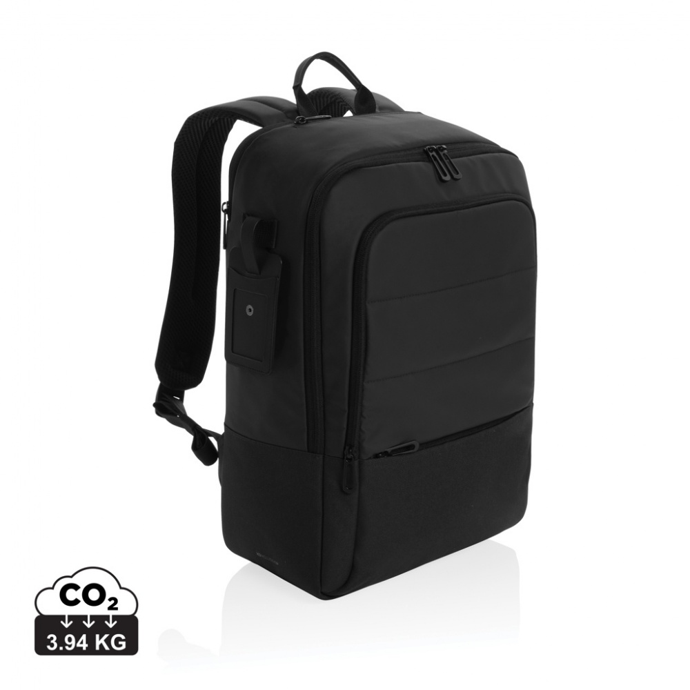 Logotrade promotional merchandise picture of: Armond AWARE™ RPET 15.6 inch deluxe laptop backpack