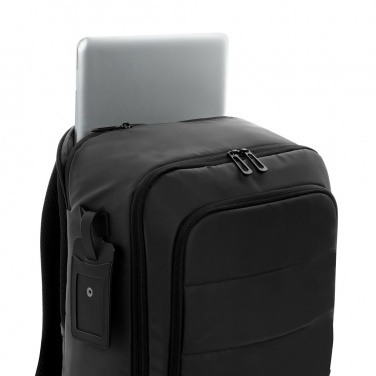 Logo trade advertising products picture of: Armond AWARE™ RPET 15.6 inch deluxe laptop backpack