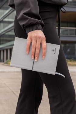 Logotrade promotional giveaways photo of: A5 recycled leather notebook