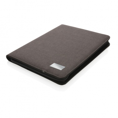 Logo trade promotional merchandise image of: Tech portfolio with powerbank