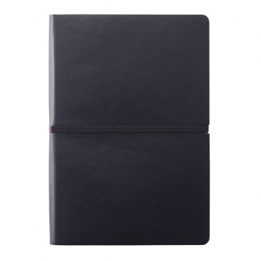 Logo trade promotional item photo of: Deluxe softcover A5 notebook