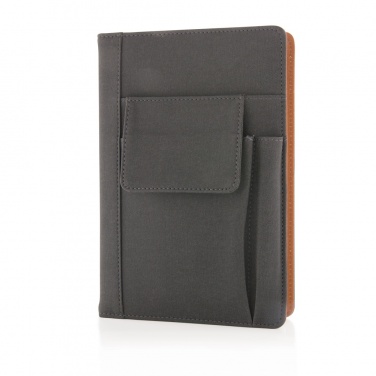 Logo trade promotional gifts picture of: Notebook with phone pocket