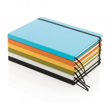 Logo trade promotional merchandise image of: Standard hardcover PU notebook A5