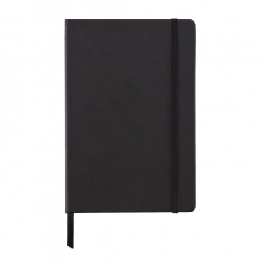 Logo trade promotional merchandise picture of: Deluxe hardcover PU A5 notebook
