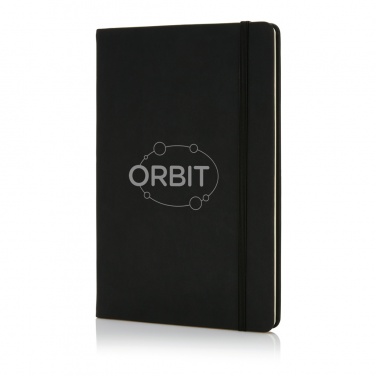 Logotrade promotional gift image of: Deluxe hardcover PU A5 notebook