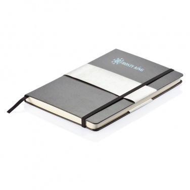 Logo trade promotional product photo of: Deluxe hardcover A5 notebook