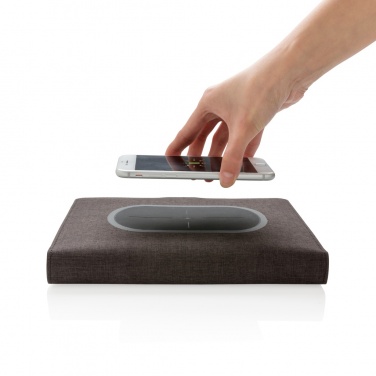 Logo trade promotional items picture of: Air 5W wireless charging notebook cover A5