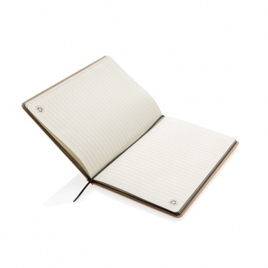 Logotrade promotional giveaway image of: A5 kraft notebook