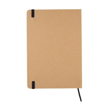 Logo trade promotional giveaways image of: A5 kraft notebook
