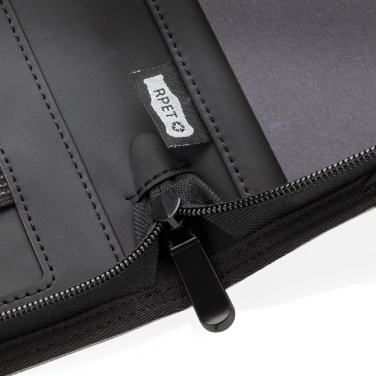 Logo trade promotional product photo of: Air 5W wireless charging portfolio A4 w/ 5000 mAh powerbank