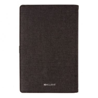 Logo trade corporate gift photo of: Air 5W wireless charging refillable journal cover A5