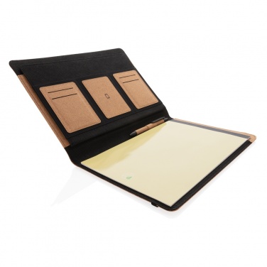 Logotrade promotional item picture of: Deluxe cork portfolio A4 with pen