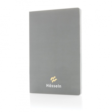 Logo trade promotional gifts image of: Impact softcover stone paper notebook A5
