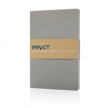 Logo trade promotional giveaway photo of: Impact softcover stone paper notebook A5