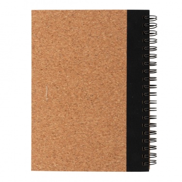 Logotrade promotional gift picture of: Cork spiral notebook with pen