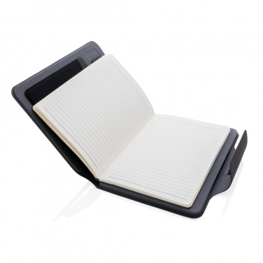 Logotrade promotional merchandise image of: Artic Magnetic 10W wireless charging A5 notebook