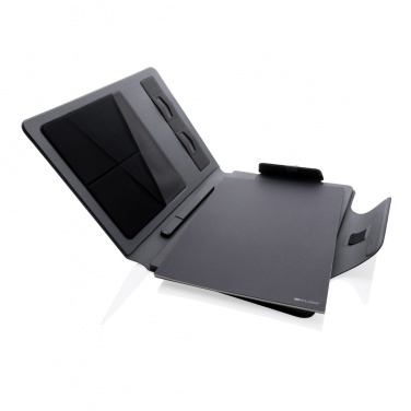 Logo trade promotional giveaways image of: Artic Magnetic 10W wireless charging A4 portfolio