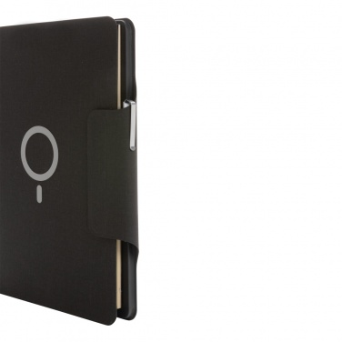 Logo trade business gifts image of: Artic Magnetic 10W wireless charging A4 portfolio