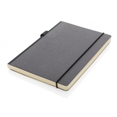 Logo trade promotional gifts picture of: A5 deluxe kraft hardcover notebook