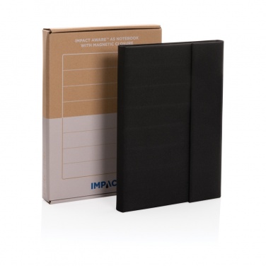 Logo trade promotional items picture of: Impact Aware™ A5 notebook with magnetic closure