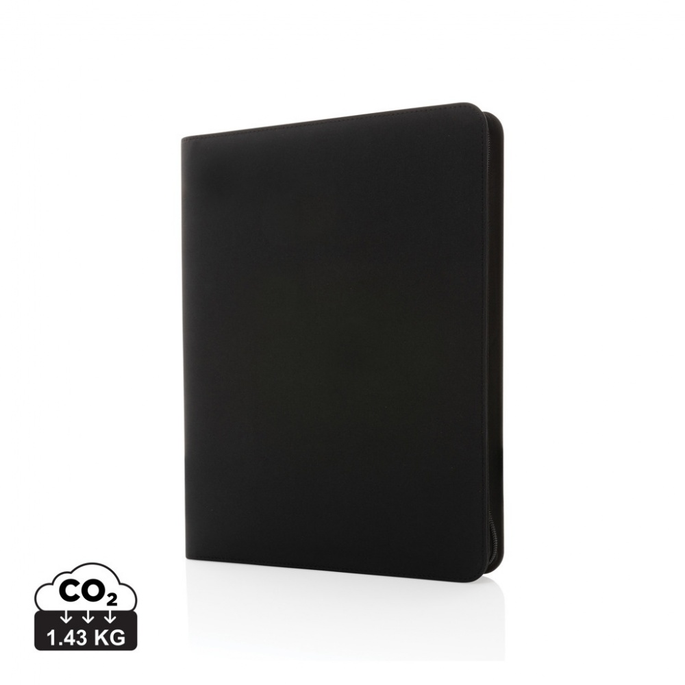 Logotrade promotional giveaway image of: Impact Aware™ deluxe 300D tech portfolio with zipper