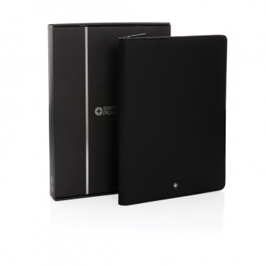 Logotrade promotional product image of: Swiss Peak Heritage RCS rPU A4 portfolio with zipper