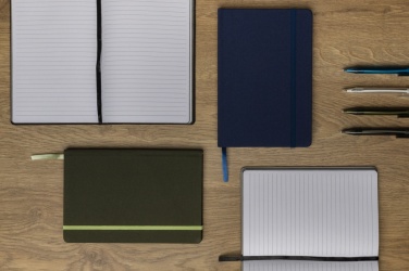 Logo trade corporate gifts picture of: GRS certified RPET A5 notebook