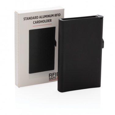 Logo trade promotional giveaways image of: Standard aluminium RFID cardholder