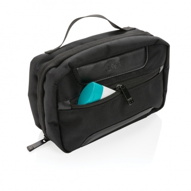 Logotrade business gift image of: Swiss Peak AWARE™ RPET Voyager toiletry bag