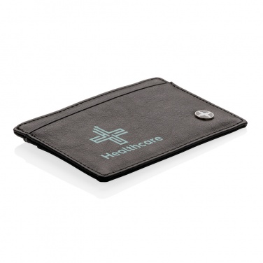 Logo trade promotional merchandise image of: RFID anti-skimming card holder