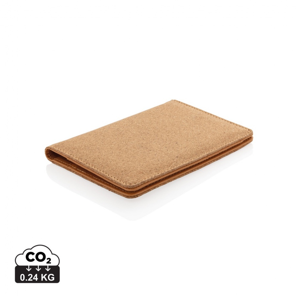 Logo trade promotional item photo of: Cork secure RFID passport cover