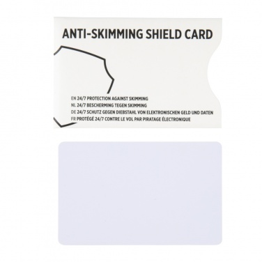 Logo trade advertising products image of: Anti-skimming RFID shield card with active jamming chip